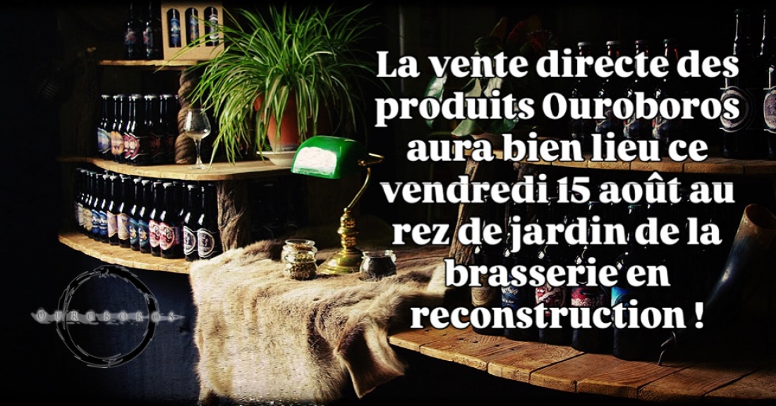Vente directe à la brasserie ! 