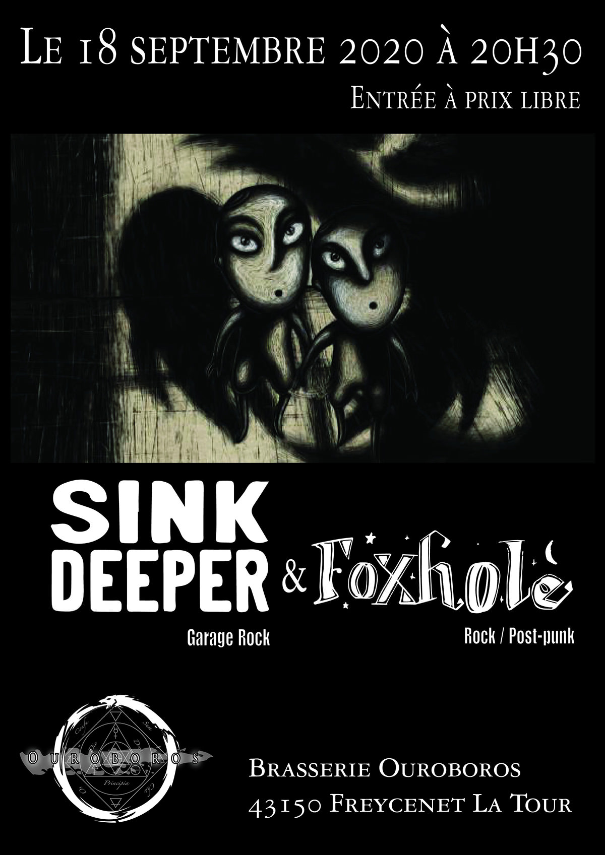 FoxHole et Sink Deeper en concert !