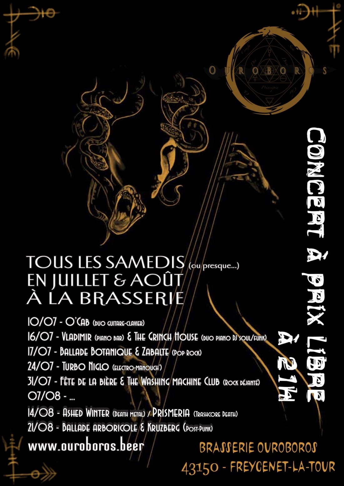 Les Concerts de l\'été à la brasserie